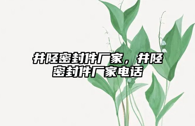 井陘密封件廠家，井陘密封件廠家電話