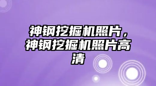 神鋼挖掘機照片，神鋼挖掘機照片高清