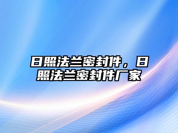 日照法蘭密封件，日照法蘭密封件廠家