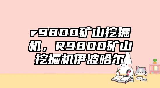 r9800礦山挖掘機，R9800礦山挖掘機伊波哈爾