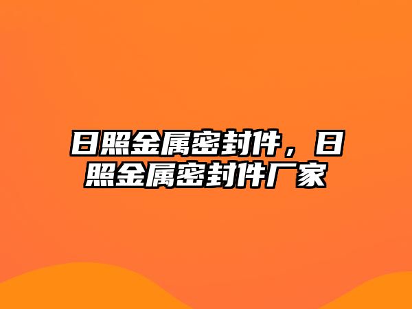 日照金屬密封件，日照金屬密封件廠家