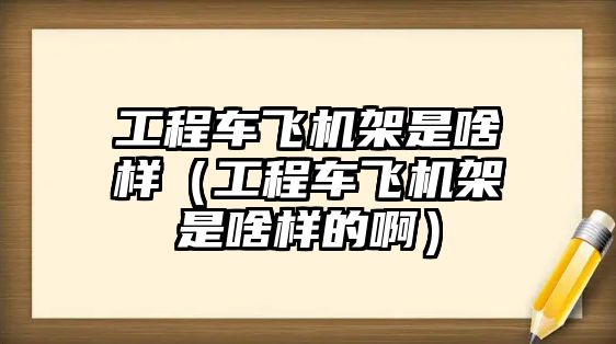 工程車飛機(jī)架是啥樣（工程車飛機(jī)架是啥樣的?。? class=