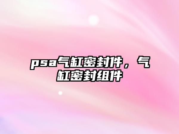 psa氣缸密封件，氣缸密封組件