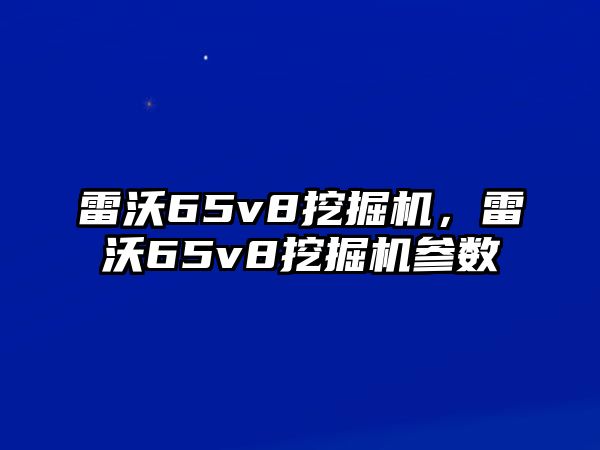 雷沃65v8挖掘機，雷沃65v8挖掘機參數(shù)