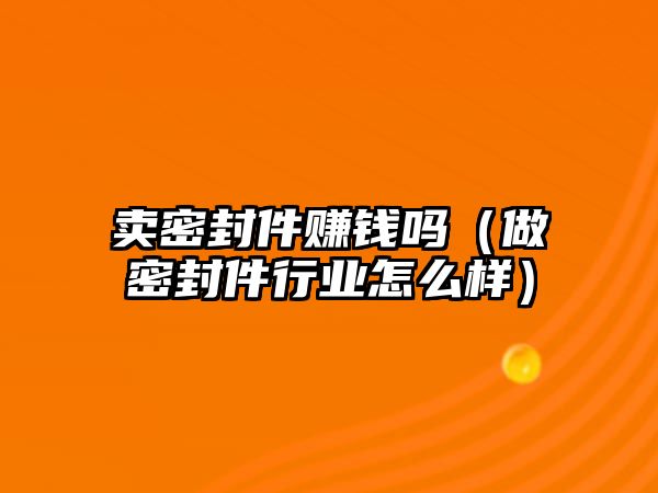 賣密封件賺錢嗎（做密封件行業(yè)怎么樣）