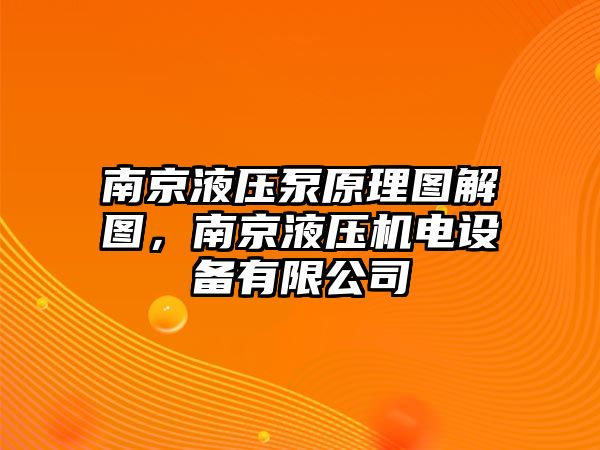 南京液壓泵原理圖解圖，南京液壓機(jī)電設(shè)備有限公司