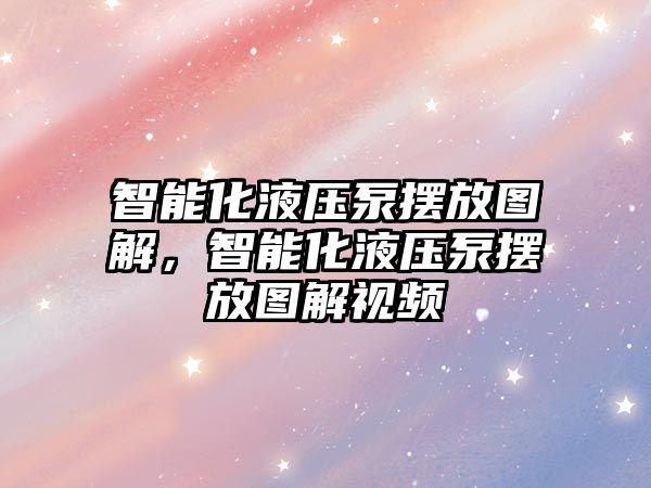 智能化液壓泵擺放圖解，智能化液壓泵擺放圖解視頻