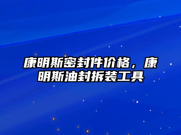 康明斯密封件價格，康明斯油封拆裝工具