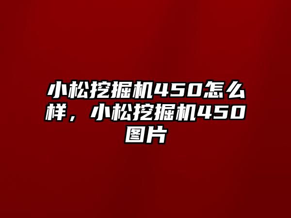 小松挖掘機(jī)450怎么樣，小松挖掘機(jī)450圖片