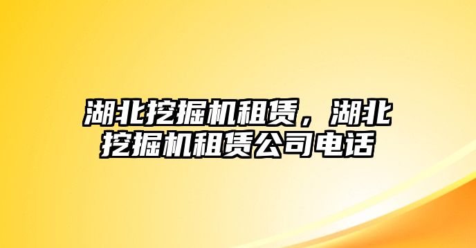 湖北挖掘機租賃，湖北挖掘機租賃公司電話