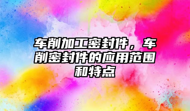 車削加工密封件，車削密封件的應(yīng)用范圍和特點(diǎn)