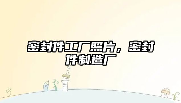 密封件工廠照片，密封件制造廠