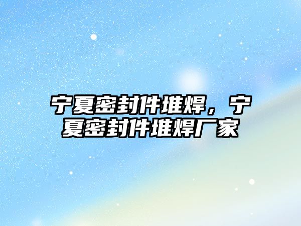 寧夏密封件堆焊，寧夏密封件堆焊廠家