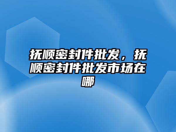 撫順密封件批發(fā)，撫順密封件批發(fā)市場在哪