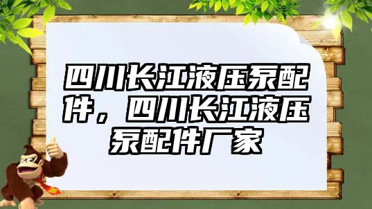 四川長江液壓泵配件，四川長江液壓泵配件廠家