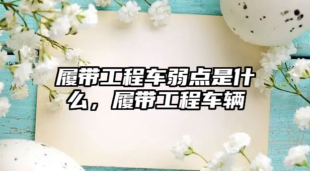 履帶工程車弱點是什么，履帶工程車輛