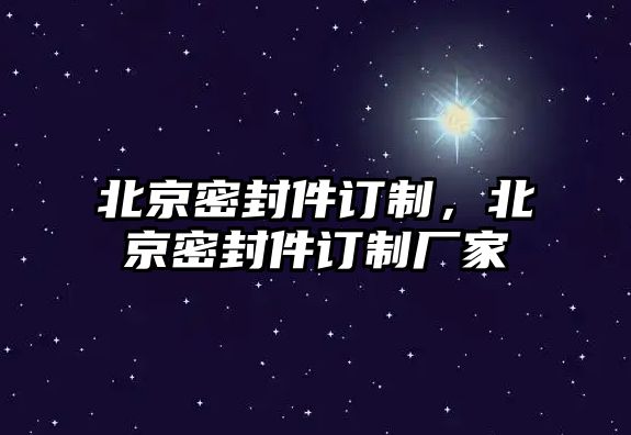 北京密封件訂制，北京密封件訂制廠家