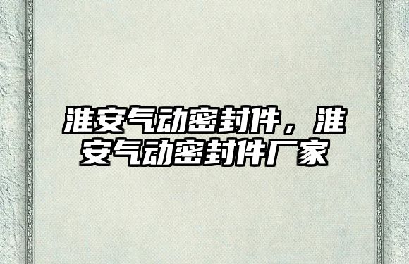 淮安氣動密封件，淮安氣動密封件廠家